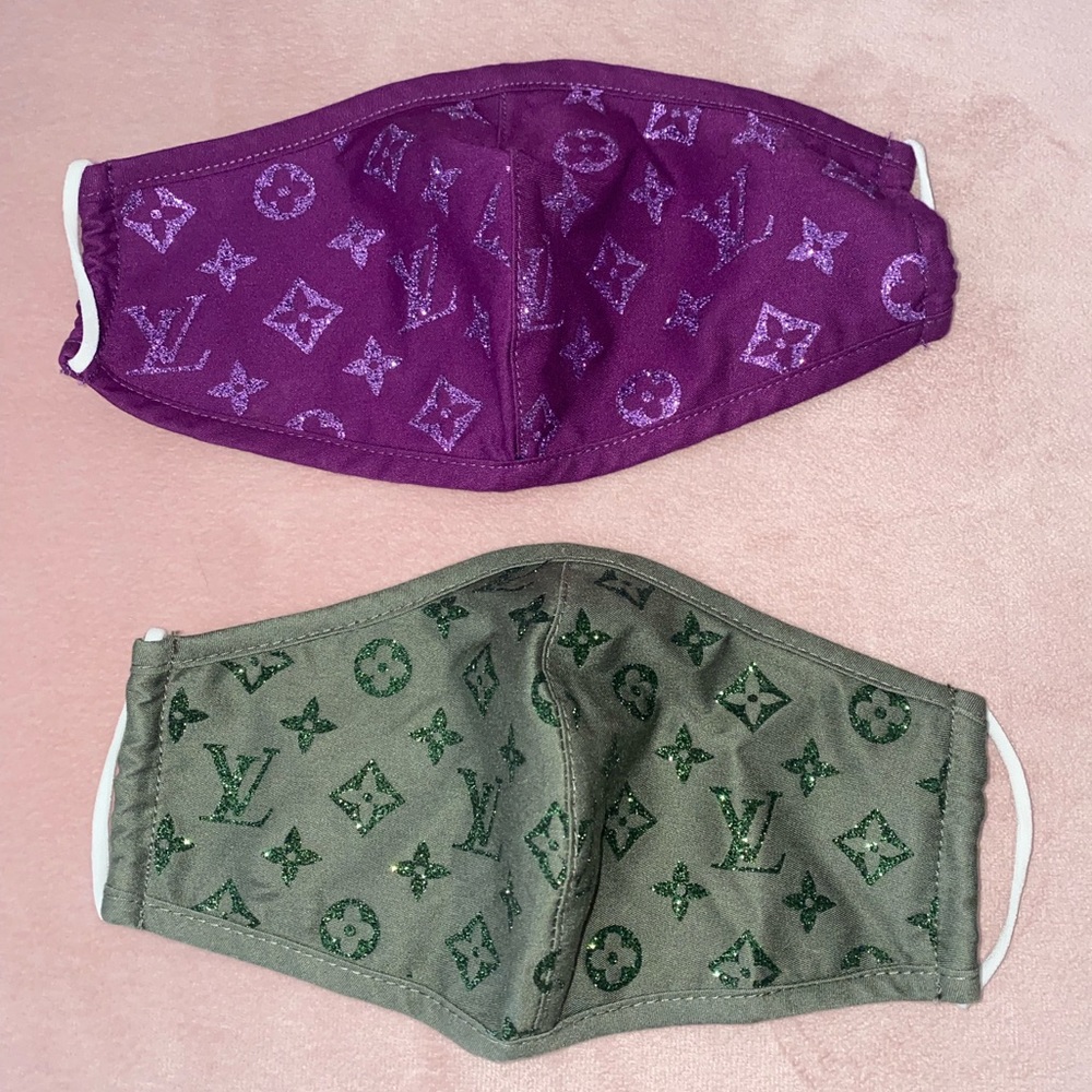 2PK handmade LV Face Masks - Picture 1 of 1